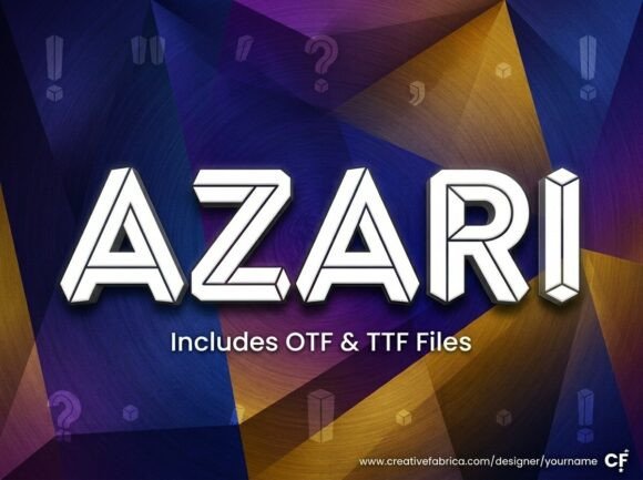 Azari: The Display Typeface That Command Attention