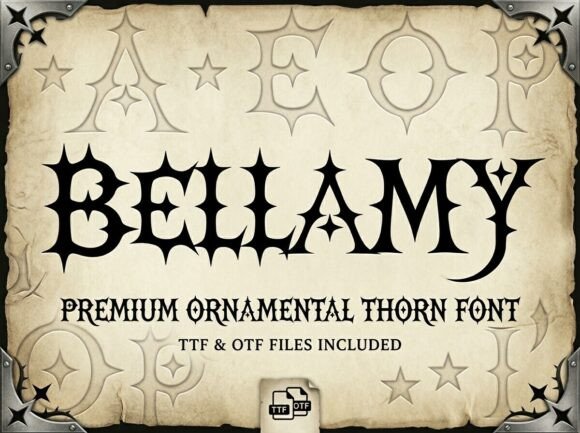 Bellamy: The Premium Display Font for Scroll-Stopping Visuals
