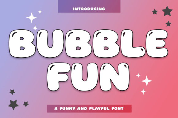 Bubble Fun: A Playful Typeface for Bold Design