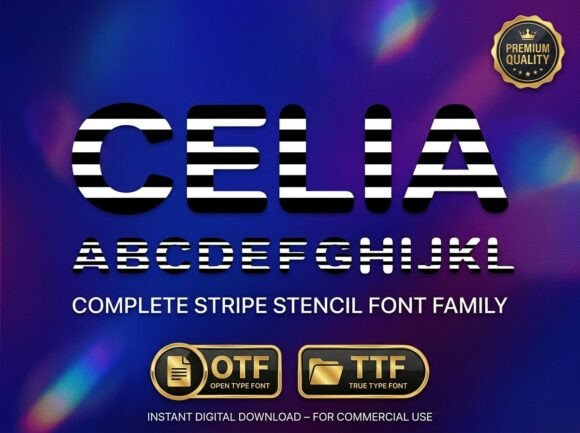 Celia: The Avant-Garde Typeface for Bold Brand Identities