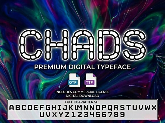 Chads Typeface: A Premium Digital Font for Modern Branding
