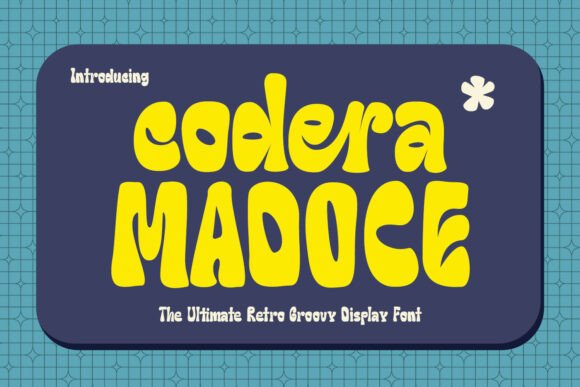 Codera Madoce: A 1970s-Inspired Display Font for Branding