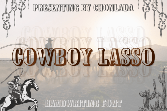 Cowboy Lasso: A Distinctive Handwriting Typeface for Editorial Design