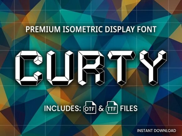 Curty: A Premium Display Font for Handmade Products