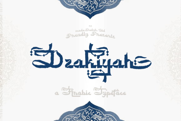Dzakiyah: A Premium Display Font for Authentic Brand Identity