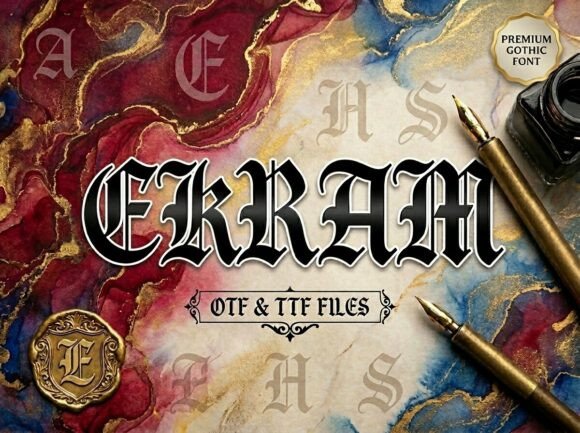Ekram: The Premium Display Font for Memorable Branding