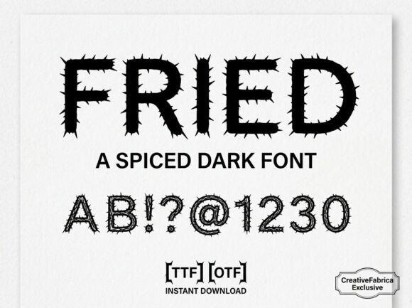 Fried Typeface: The Bold Display Font for High-Impact Campaigns