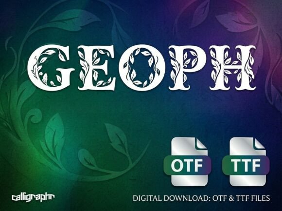 Geoph: The Stunning Display Font for Creative Branding