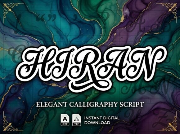 Hiran: The Premium Display Typeface for Editorial Design