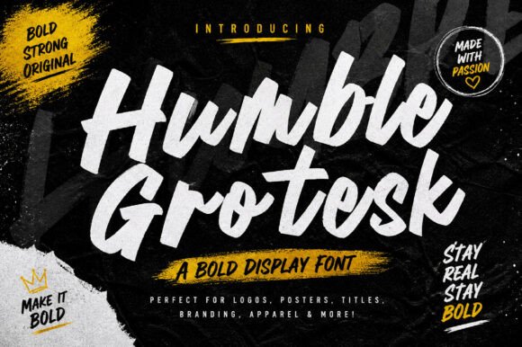 Humble Grotesk: The Ultimate Free Download for Bold Display Design