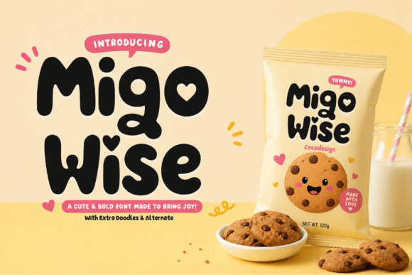 Migo Wise: The Joyful Display Typeface for High-Impact Campaigns