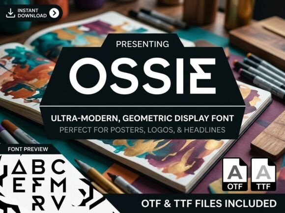 Ossie: The Display Font That Commands Attention