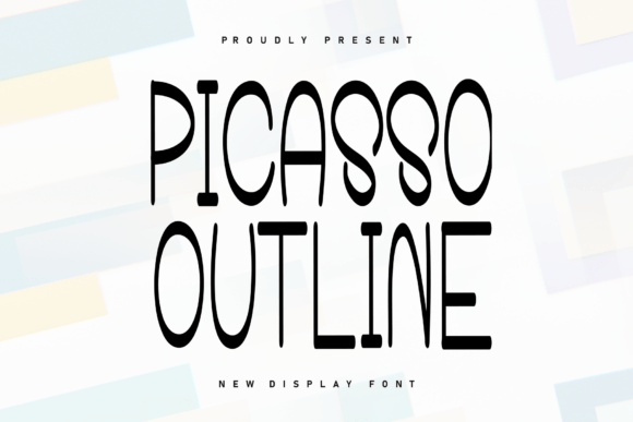 Picasso Outline: The Handwritten Display Font for Modern Branding