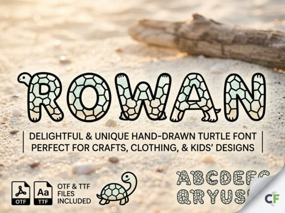 Rowan: A Playful Display Font for Creative Projects