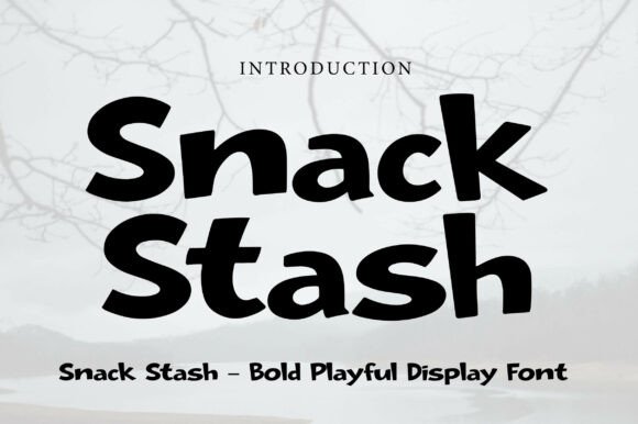 Snack Stash: A Playful Font for Bold Branding