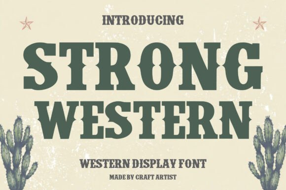 Strong Western Font for a Bold Brand Upgrade
