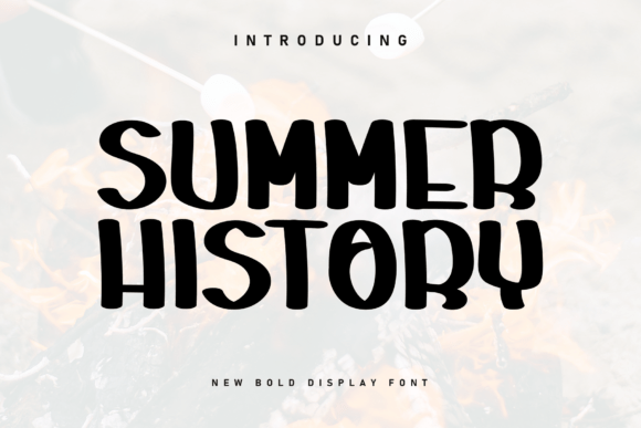 Summer History: A Handwritten Font for Creative Branding and Editorial Design